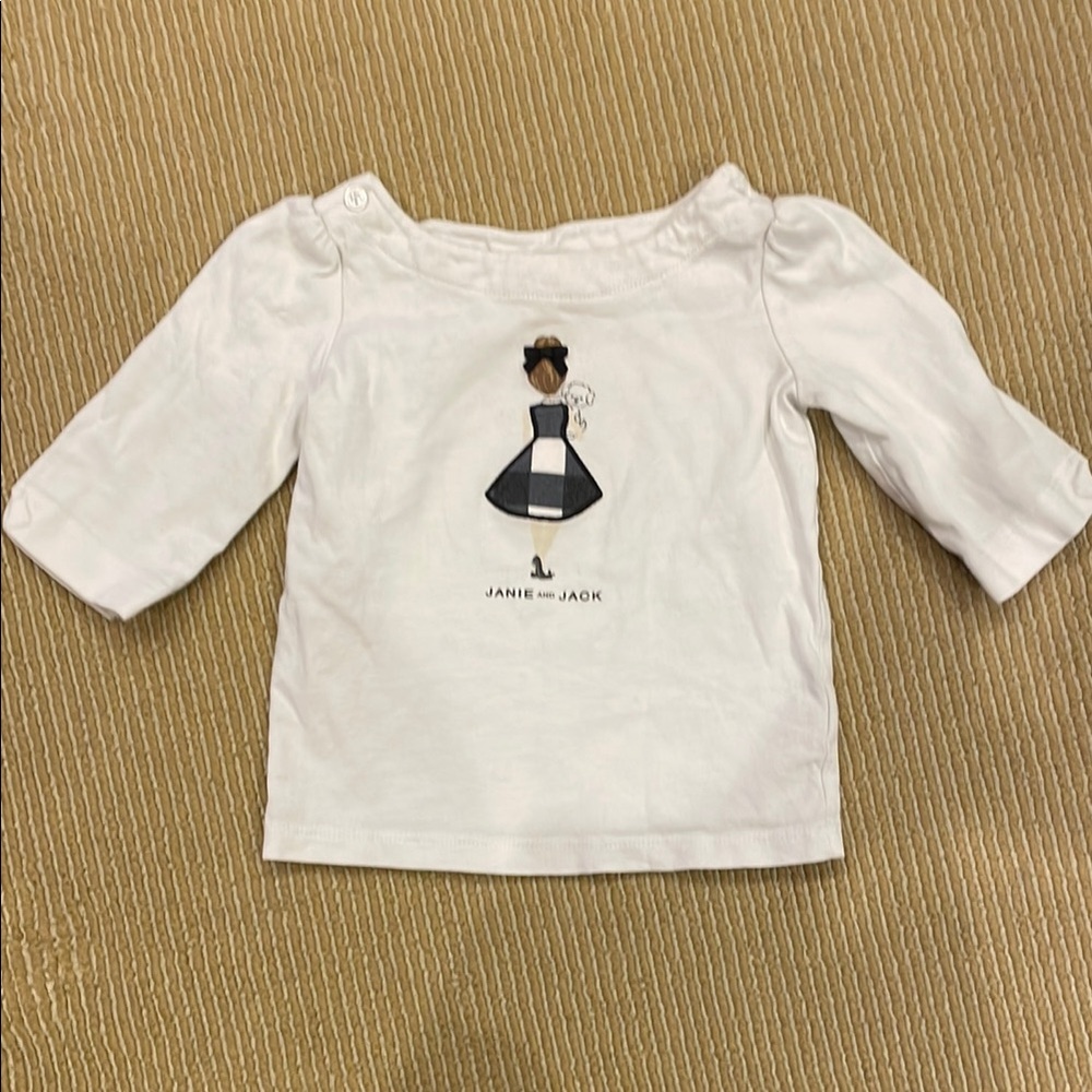 Janie and Jack 3/4 sleeve shirt